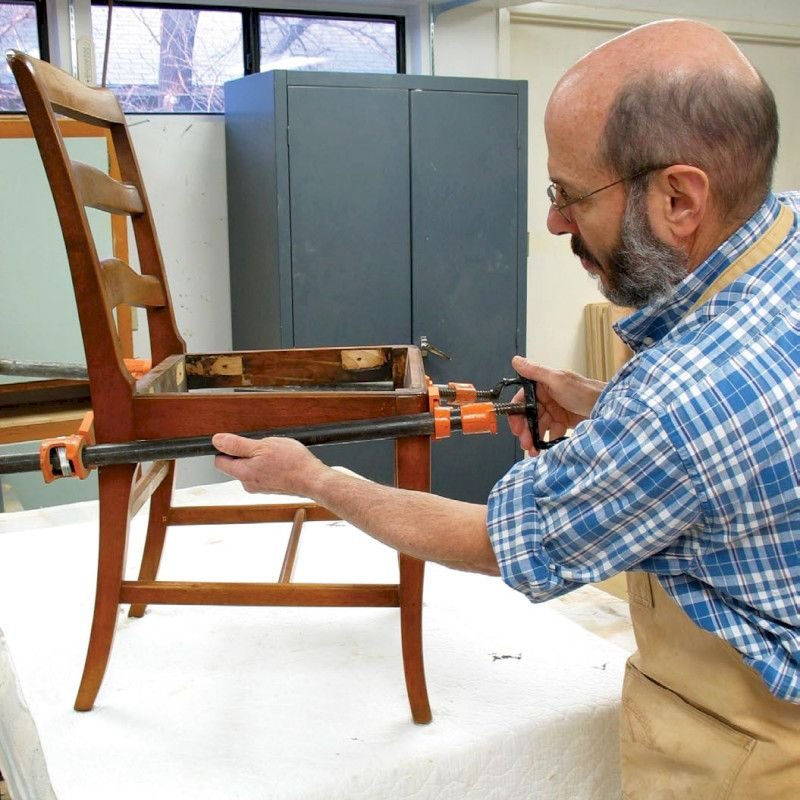 Wooden Chair Repair Before & After